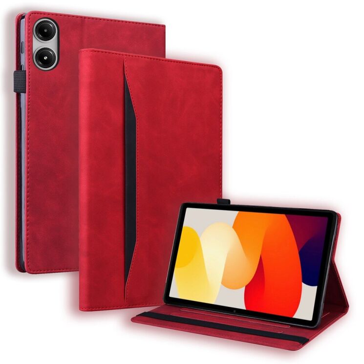 Чехол Deexe Business Style для Xiaomi Redmi Pad 2 - Red: фото 1 из 8