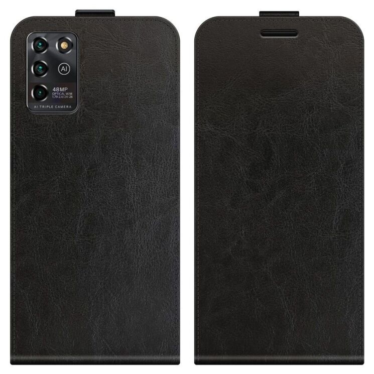 Чехол Deexe Flip Case для ZTE Blade V30 Vita - Black: фото 1 из 7
