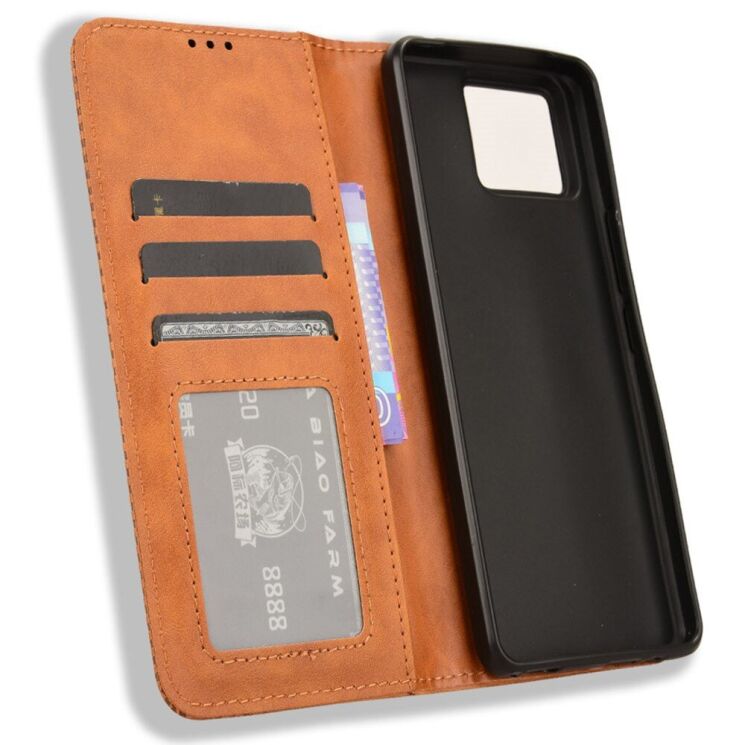 Чехол Deexe Retro Style для ASUS Zenfone 11 Ultra - Brown: фото 4 из 7