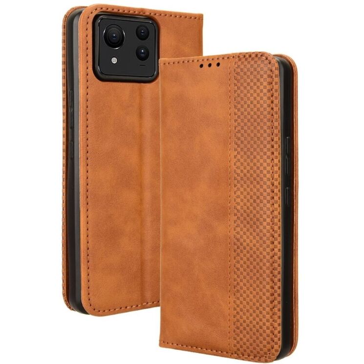 Чехол Deexe Retro Style для ASUS Zenfone 11 Ultra - Brown: фото 1 из 7