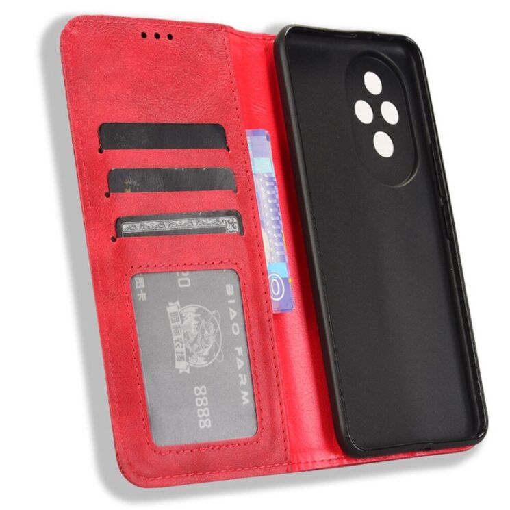 Чехол Deexe Retro Style для Honor 200 - Red: фото 4 из 7