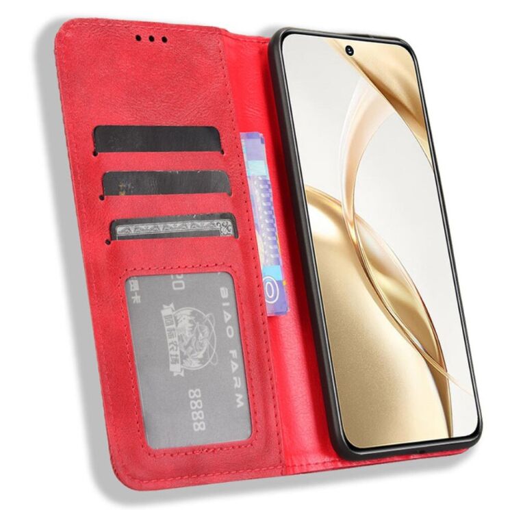 Чехол Deexe Retro Style для Honor 200 - Red: фото 2 из 7