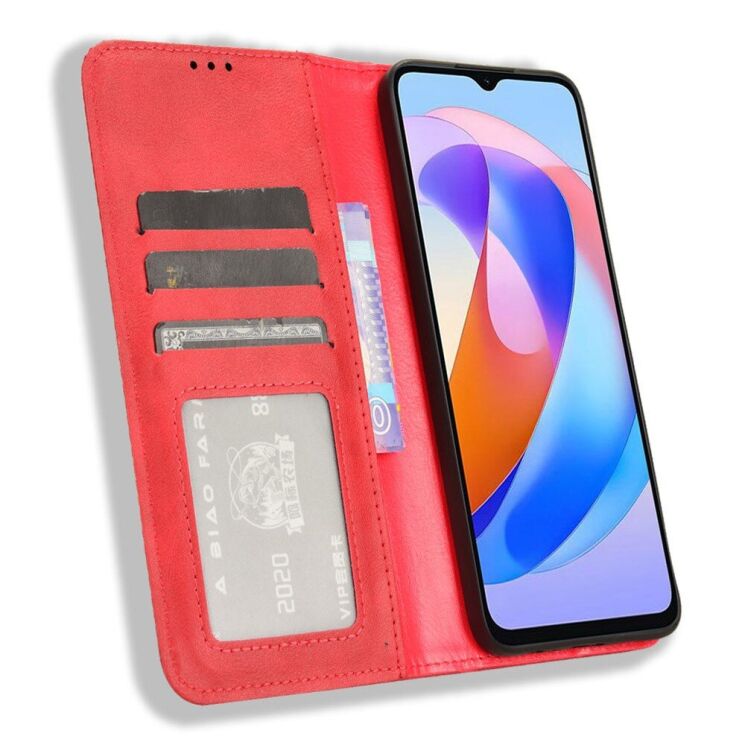 Чехол Deexe Retro Style для Honor Magic 6 Lite - Red: фото 2 из 7