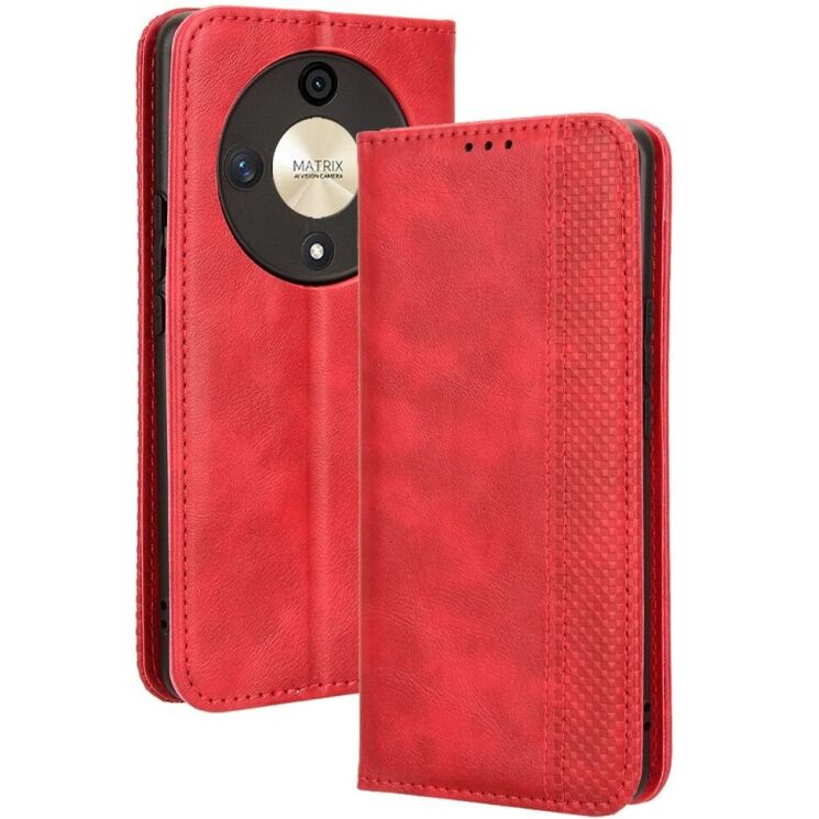 Чехол Deexe Retro Style для Honor Magic 6 Lite - Red: фото 1 из 7