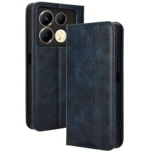 Чехол Deexe Retro Style для Infinix Note 40 - Blue: фото 1 из 7