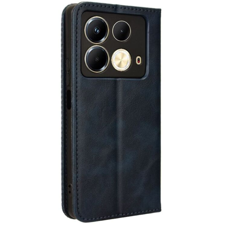 Чехол Deexe Retro Style для Infinix Note 40 - Blue: фото 6 из 7