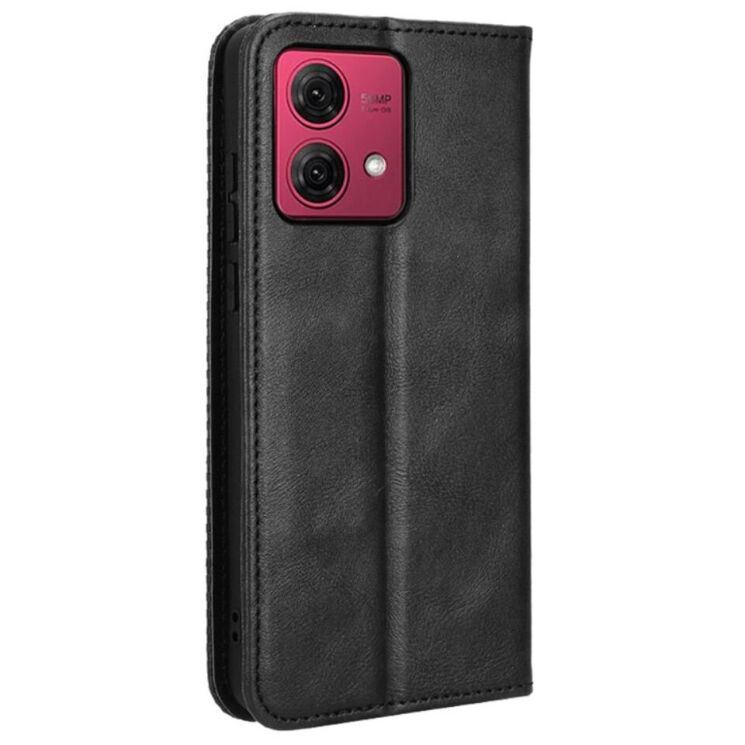 Чехол Deexe Retro Style для Motorola Moto G84 - Black: фото 5 из 6