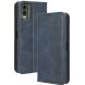 Чехол Deexe Retro Style для Nokia C32 - Blue (327404L). Фото 1 из 8