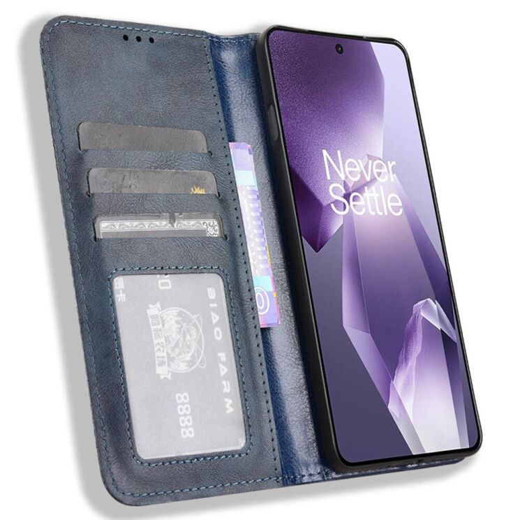 Чехол Deexe Retro Style для OnePlus 13R / Ace 5 / Ace 5 Pro - Blue: фото 2 из 7