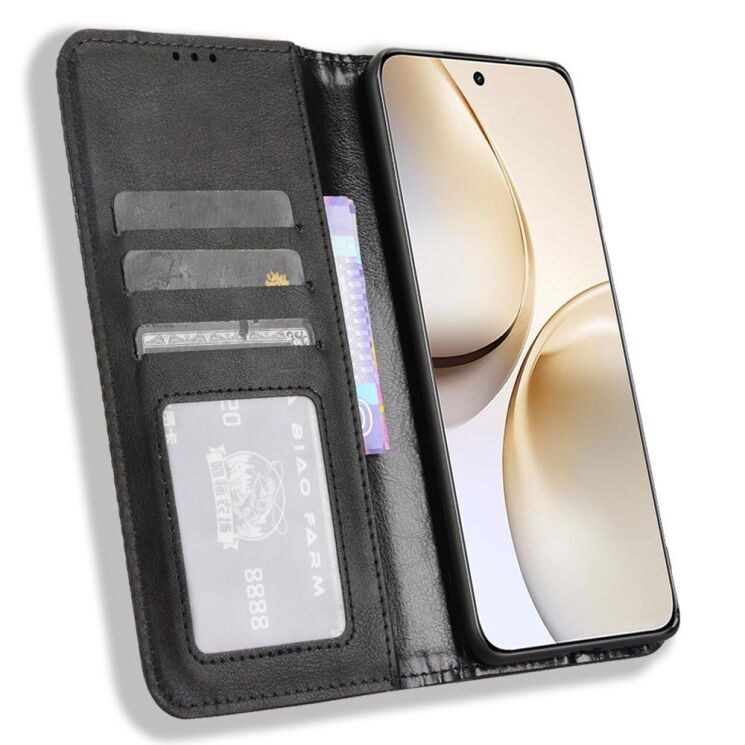 Чохол Deexe Retro Style для Realme 14 Pro Plus - Black: фото 2 з 7