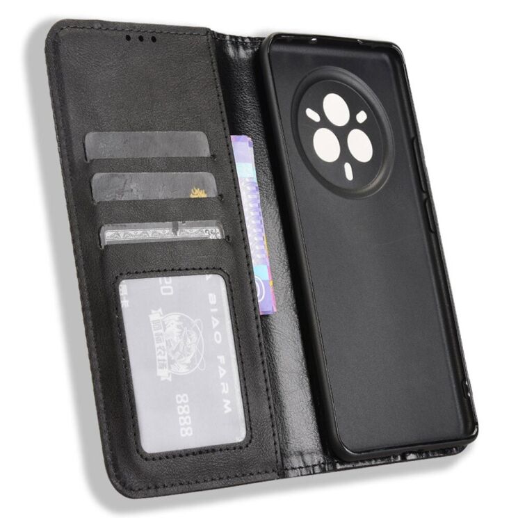 Чохол Deexe Retro Style для Realme 14 Pro Plus - Black: фото 4 з 7