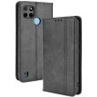 Чохол Deexe Retro Style для Realme C21Y / C25Y - Black (286603B)