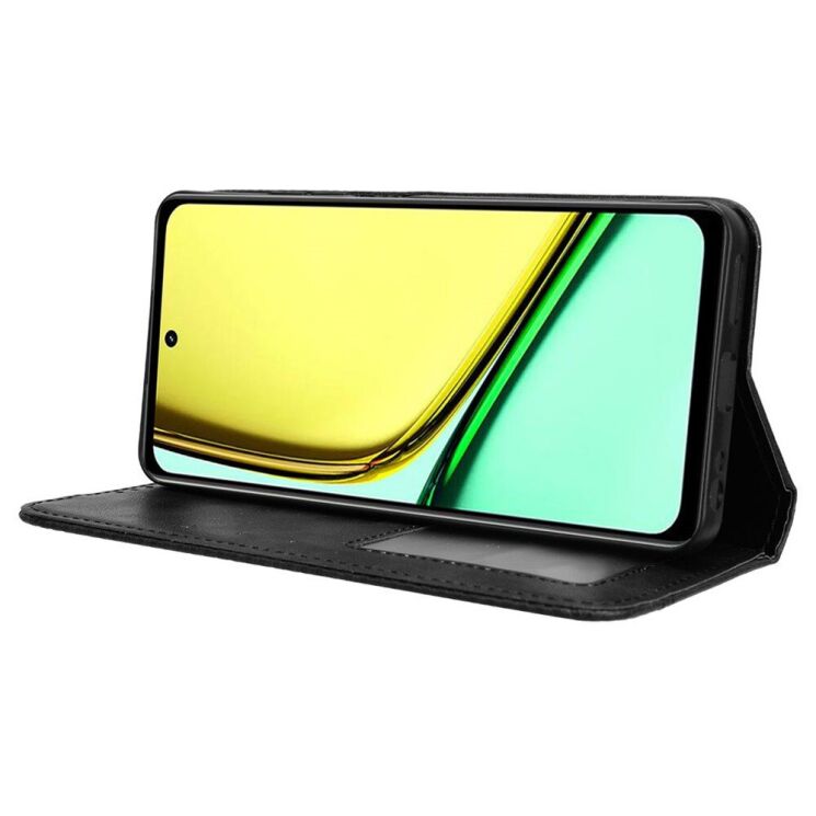 Чохол Deexe Retro Style для Realme C67 - Black: фото 3 з 7