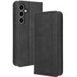 Чехол Deexe Retro Style для Samsung Galaxy S23 FE - Black (334406B)