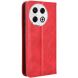 Чехол Deexe Retro Style для TECNO Spark 30 Pro - Red (373600R). Фото 6 из 8