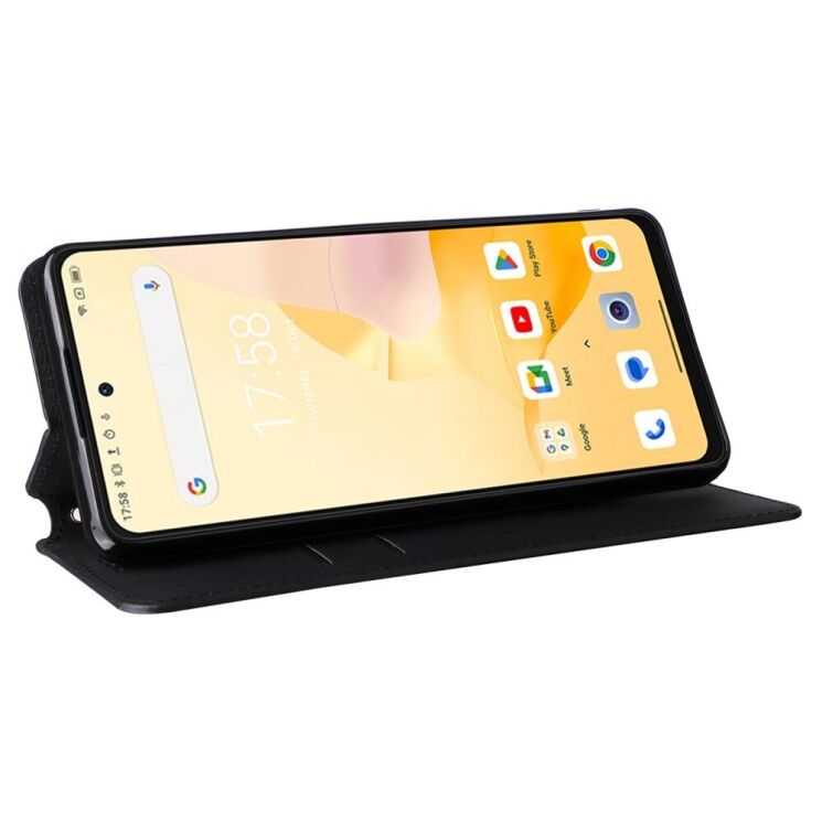 Чехол Deexe Rhombus Book для Blackview Shark 8 / Oscal Tiger 12 - Black: фото 3 из 6