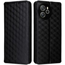 Чохол Deexe Rhombus Book для Blackview Shark 8 / Oscal Tiger 12 - Black: фото 1 з 6