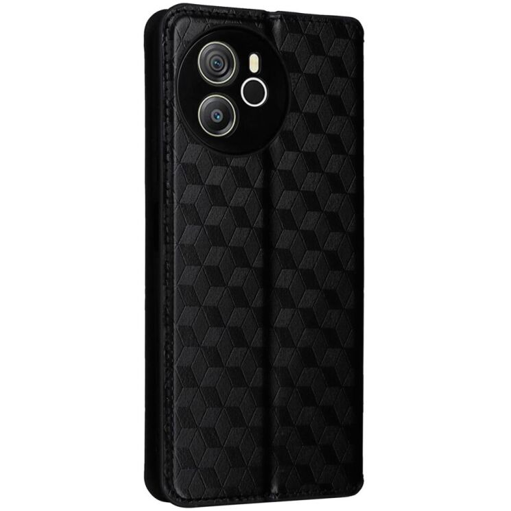 Чехол Deexe Rhombus Book для Blackview Shark 8 / Oscal Tiger 12 - Black: фото 6 из 6