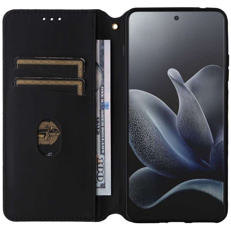 Чохол Deexe Rhombus Book для Motorola Edge 70 - Silver: фото 2 з 10