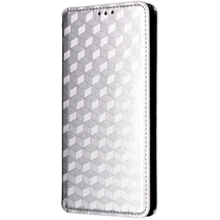 Чохол Deexe Rhombus Book для Motorola Edge 70 - Silver: фото 7 з 10