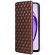 Чехол Deexe Rhombus Book для OPPO A3x / A3 / A40m - Brown (365301Z). Фото 5 из 8