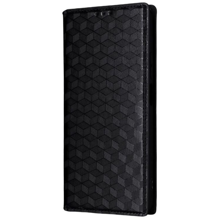 Чехол Deexe Rhombus Book для Realme C75 - Black: фото 7 из 10