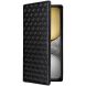 Чехол Deexe Rhombus Book для Realme C75 - Black (374321B). Фото 6 из 10