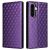 Чехол Deexe Rhombus Book для Samsung Galaxy A37 (A376) - Purple: фото 1 из 7