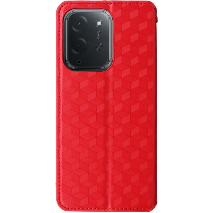 Чохол Deexe Rhombus Book для Xiaomi Poco C95 Pro - Red: фото 7 з 7