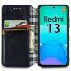 Чехол Deexe Rhombus Book для Xiaomi Redmi 13 - Black (358902B). Фото 2 из 9