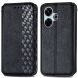 Чехол Deexe Rhombus Book для Xiaomi Redmi 13 - Black (358902B). Фото 1 из 9