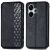 Чехол Deexe Rhombus Book для Xiaomi Redmi 13 - Black: фото 1 из 9