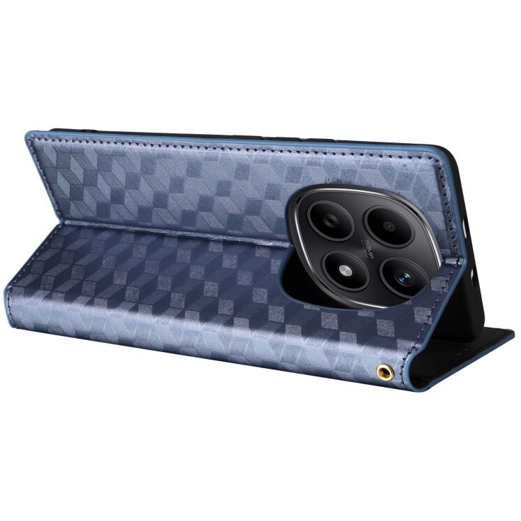 Чехол Deexe Rhombus Book для Xiaomi Redmi Note 15 (4G/5G) / Poco M8 - Blue: фото 5 из 8