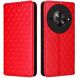 Чехол Deexe Rhombus Book для ZTE Nubia Focus - Red (361519R). Фото 1 из 9
