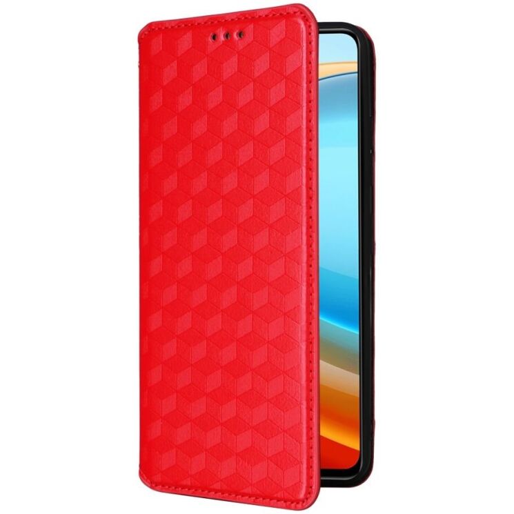 Чехол Deexe Rhombus Book для ZTE Nubia Focus - Red: фото 6 из 9