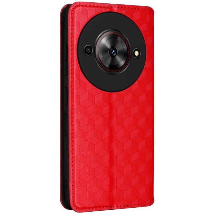 Чехол Deexe Rhombus Book для ZTE Nubia Focus - Red: фото 7 из 9