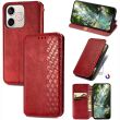 Чохол Deexe Rhombus Wallet для Honor 600 Lite - Red (411805R)