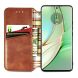 Чохол Deexe Rhombus Wallet для Motorola Edge 40 - Brown (335618Z). Фото 2 з 6