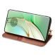 Чохол Deexe Rhombus Wallet для Motorola Edge 40 - Brown (335618Z). Фото 3 з 6