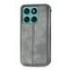 Чехол Deexe Rhombus Wallet для Motorola Moto G17 Power / G15 Power / G15 - Grey (408425H). Фото 5 из 6