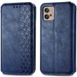 Чехол Deexe Rhombus Wallet для Motorola Moto G32 - Blue (304438L)