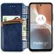 Чехол Deexe Rhombus Wallet для Motorola Moto G32 - Blue (304438L). Фото 2 из 10