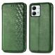 Чехол Deexe Rhombus Wallet для Motorola Moto G84 - Green (339155G). Фото 1 из 6
