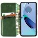 Чехол Deexe Rhombus Wallet для Motorola Moto G84 - Green (339155G). Фото 2 из 6