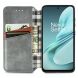 Чехол Deexe Rhombus Wallet для OnePlus Nord N30 SE - Grey (355104H). Фото 2 из 6