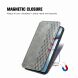 Чехол Deexe Rhombus Wallet для OPPO Reno 15 F/FS - Black (405841B). Фото 9 из 10