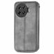 Чехол Deexe Rhombus Wallet для TECNO Spark 20 Pro+ - Grey (351217H). Фото 5 из 6