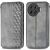 Чехол Deexe Rhombus Wallet для TECNO Spark 20 Pro+ - Grey: фото 1 из 6