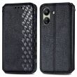 Чехол Deexe Rhombus Wallet для Xiaomi Redmi 13C / Poco C65 - Black (342562B)