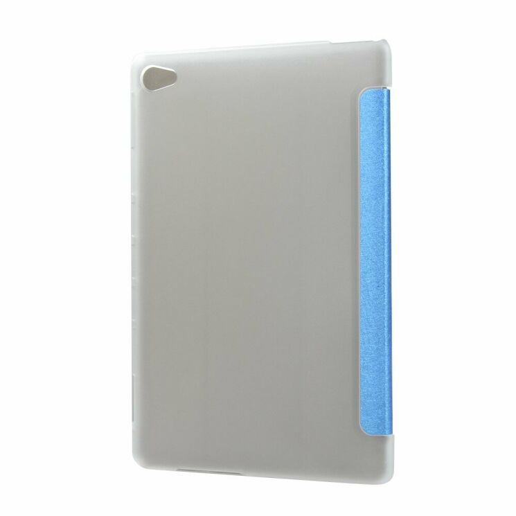 Чехол Deexe Silk Texture для Huawei MediaPad M5 Lite 10 Sky - Blue: фото 2 из 2